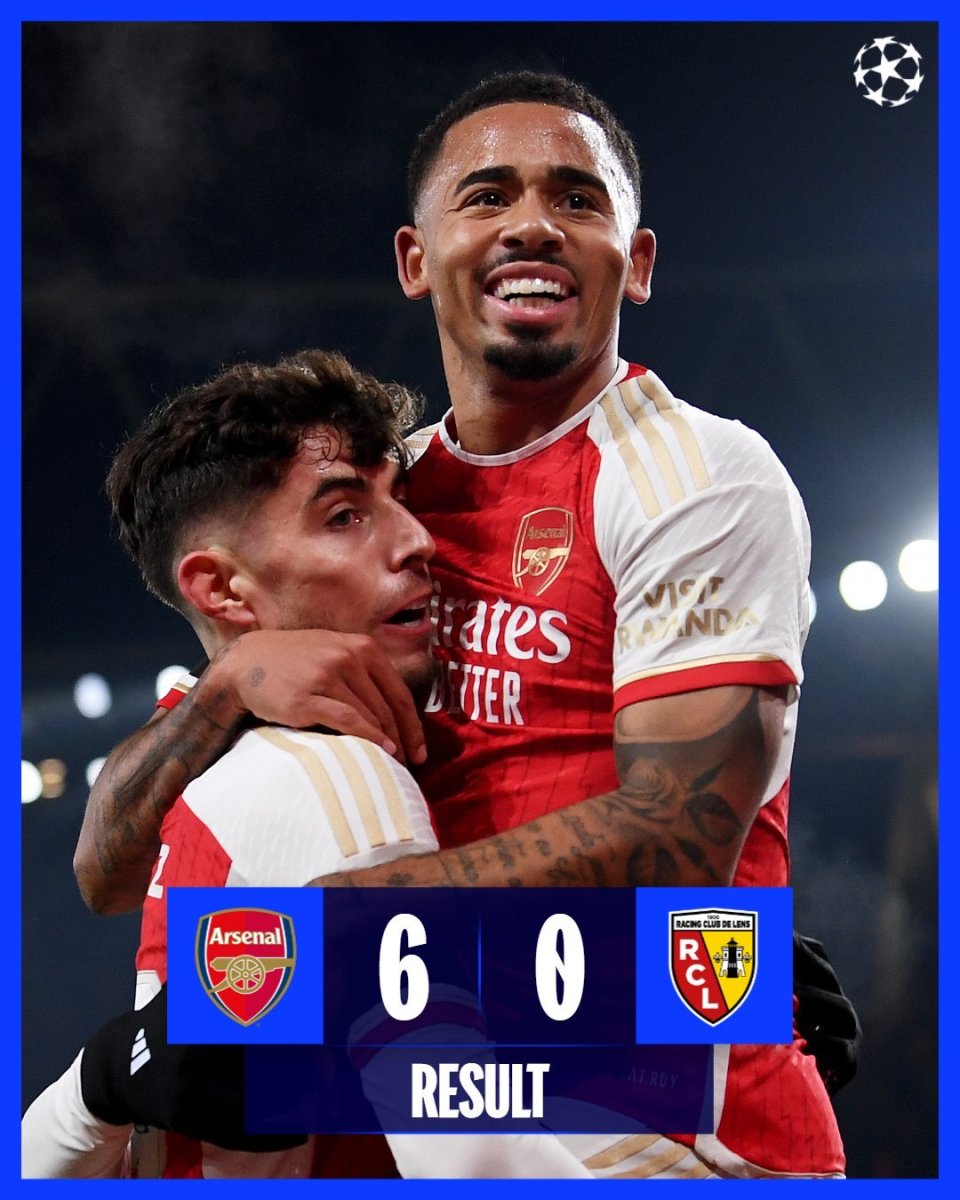 黑白直播免费体育直播-大胜阿森纳，出线希望大增